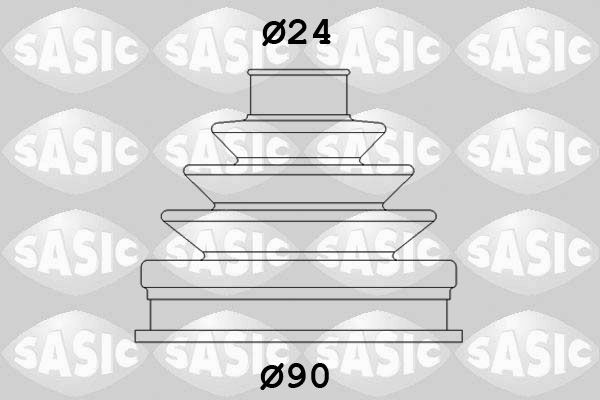 Комплект пыльника, приводной вал SASIC 1906047