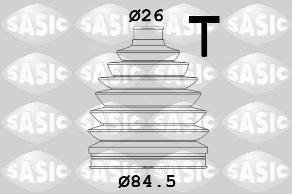 Комплект пыльника, приводной вал SASIC 1906067