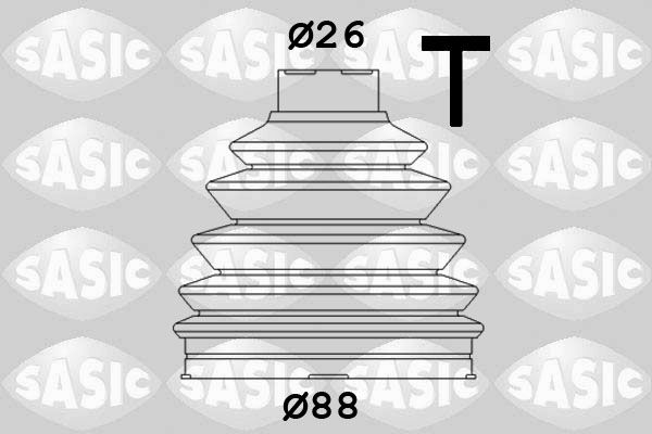 Комплект пыльника, приводной вал SASIC 1906074