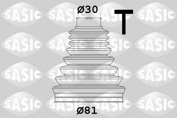 Комплект пыльника, приводной вал SASIC 1906084