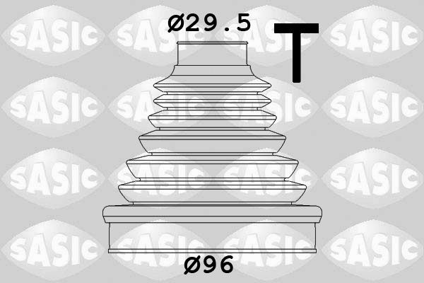 Комплект пыльника, приводной вал SASIC 1906117