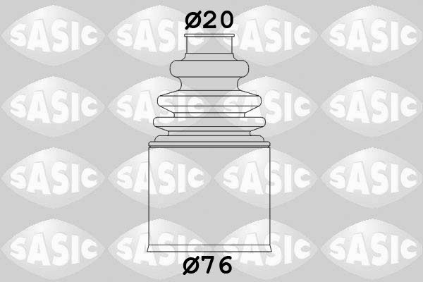 Комплект пыльника, приводной вал SASIC 2873483