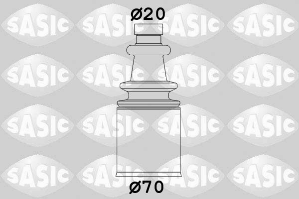 Комплект пыльника, приводной вал SASIC 2873693