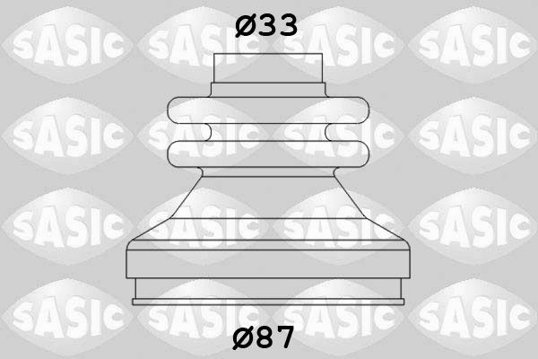 Комплект пыльника, приводной вал SASIC 2873783