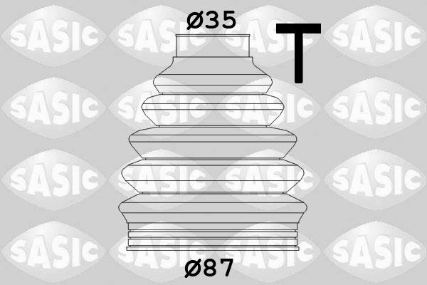 Комплект пыльника, приводной вал SASIC 2933033