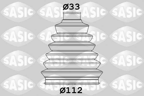 Комплект пыльника, приводной вал SASIC 2933073