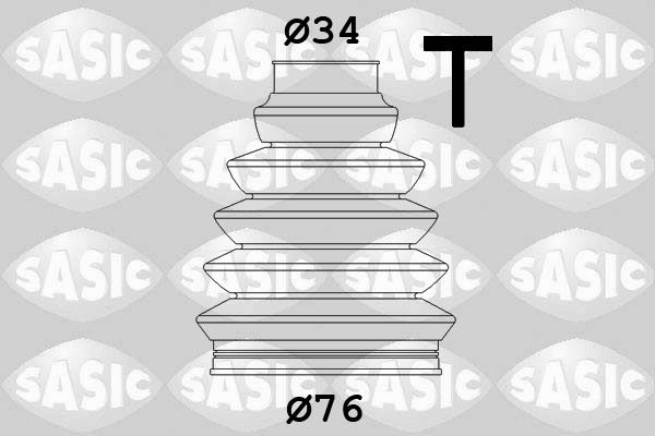 Комплект пыльника, приводной вал SASIC 2933203
