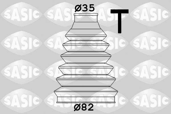 Комплект пыльника, приводной вал SASIC 2933313