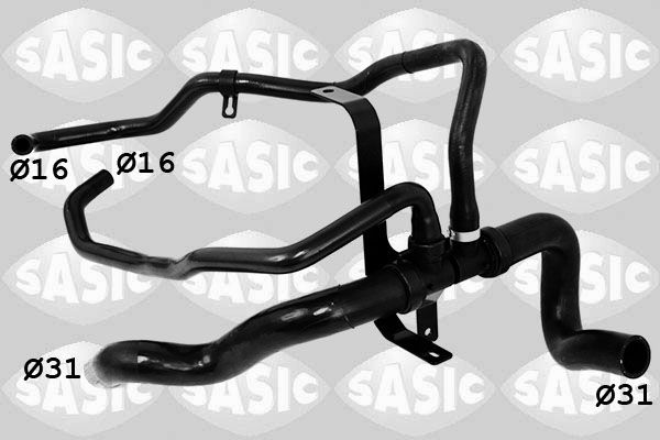 Шланг радиатора SASIC 3400229