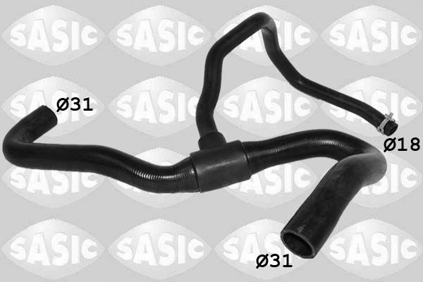 Шланг радиатора SASIC 3404216