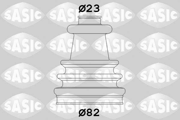 Комплект пыльника, приводной вал SASIC 4003420