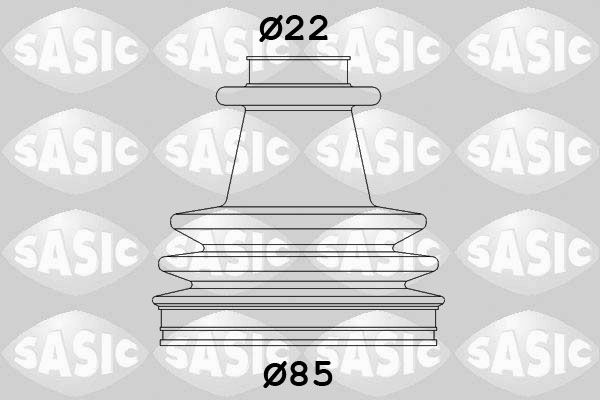 Комплект пыльника, приводной вал SASIC 4003431