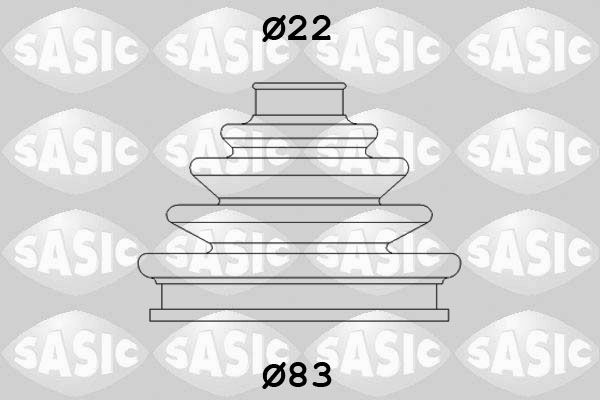 Комплект пыльника, приводной вал SASIC 4003437
