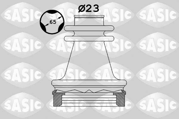 Комплект пыльника, приводной вал SASIC 4003472