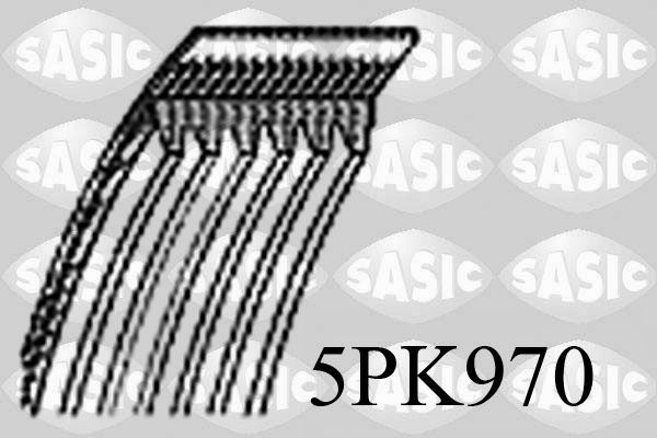 Поликлиновой ремень SASIC 5PK970