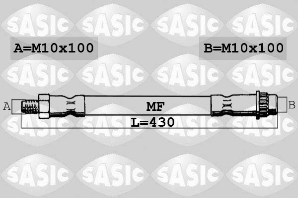 Тормозной шланг SASIC 6604006