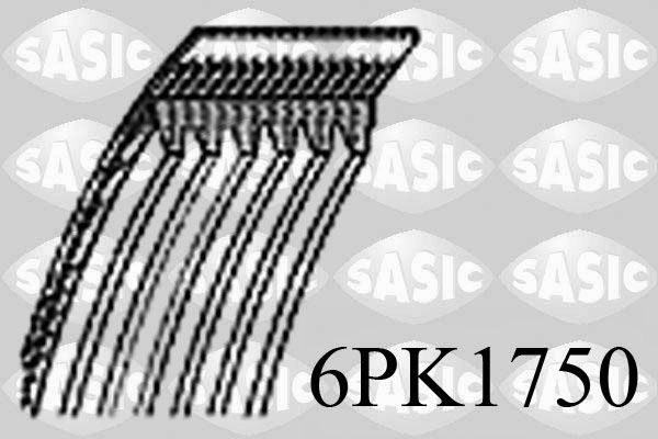 Поликлиновой ремень SASIC 6PK1750