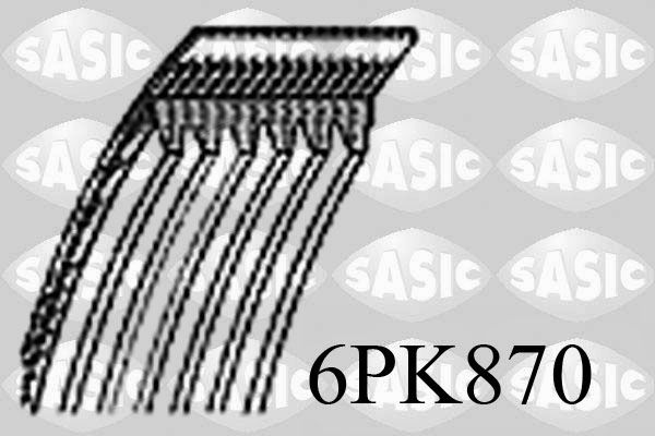 Поликлиновой ремень SASIC 6PK870