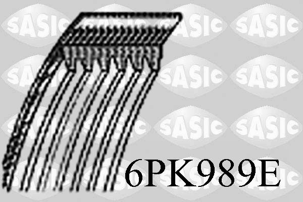 Поликлиновой ремень SASIC 6PK989E