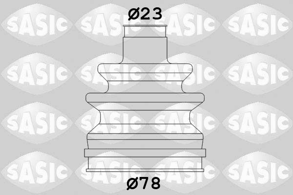 Комплект пыльника, приводной вал SASIC 9004502
