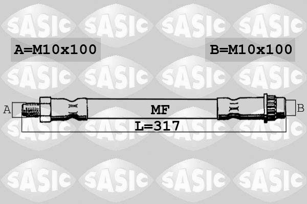 Тормозной шланг SASIC SBH4094