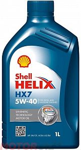 SHELL Helix HX7 5W-40 1 л. SHELL 550040340