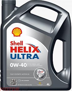 SHELL Helix Ultra 0W-40 4 л. SHELL 550040759