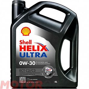SHELL Helix Ultra ECT C2/C3 0W-30 4 л. SHELL 550042353