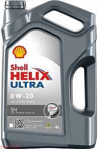SHELL Helix Ultra SN 0W-20 4 л. SHELL 550046977