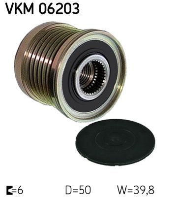 Механизм свободного хода генератора SKF VKM06203