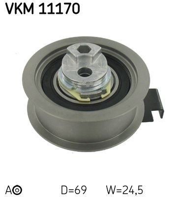 Натяжной ролик, ремень ГРМ SKF VKM11170