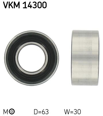 Натяжной ролик, ремень ГРМ SKF VKM14300