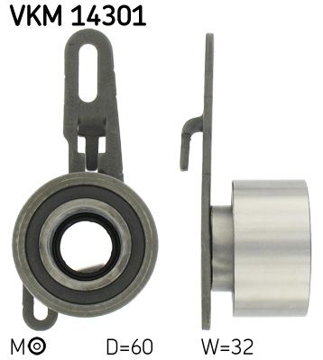 Натяжной ролик, ремень ГРМ SKF VKM14301