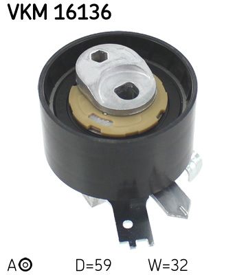 Натяжной ролик, ремень ГРМ SKF VKM16136