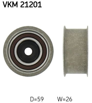 Паразитный / Ведущий ролик, зубчатый ремень SKF VKM21201