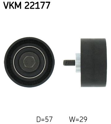 Паразитный / Ведущий ролик, зубчатый ремень SKF VKM22177