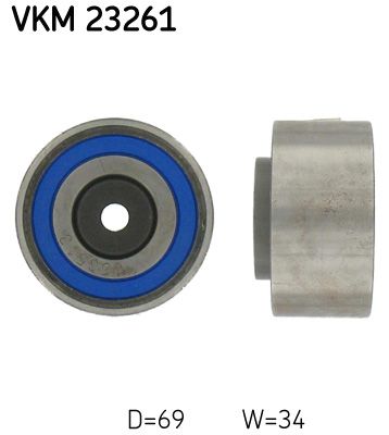 Паразитный / Ведущий ролик, зубчатый ремень SKF VKM23261