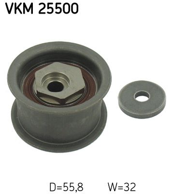 Паразитный / Ведущий ролик, зубчатый ремень SKF VKM25500