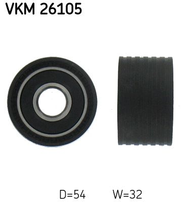 Паразитный / Ведущий ролик, зубчатый ремень SKF VKM26105