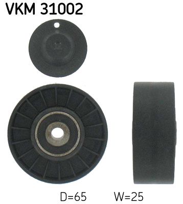 Паразитный / ведущий ролик, поликлиновой ремень SKF VKM31002