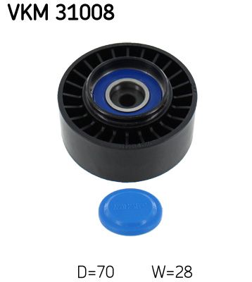 Паразитный / ведущий ролик, поликлиновой ремень SKF VKM31008