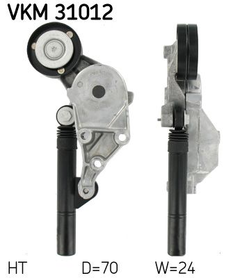 Натяжитель ремня, клиновой зубча SKF VKM31012