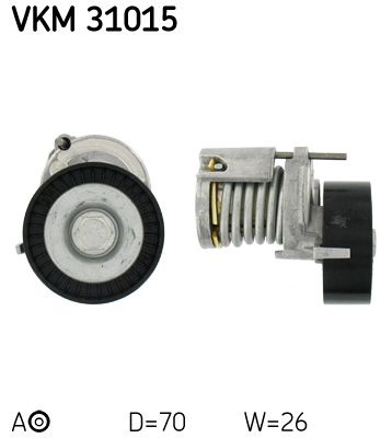 Натяжитель ремня, клиновой зубча SKF VKM31015
