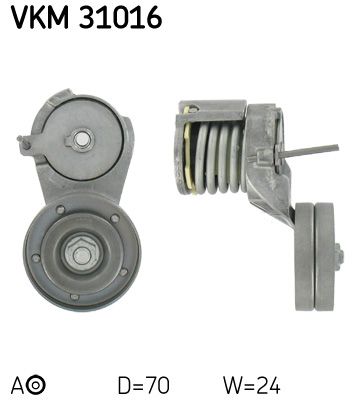 Натяжитель ремня, клиновой зубча SKF VKM31016