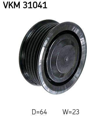 Паразитный / ведущий ролик, поликлиновой ремень SKF VKM31041