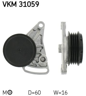 Натяжитель ремня, клиновой зубча SKF VKM31059