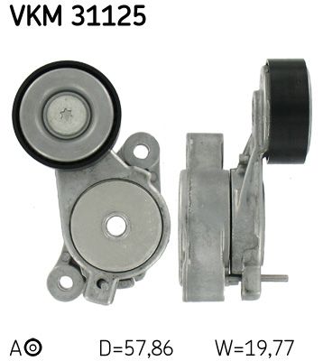Натяжитель ремня, клиновой зубча SKF VKM31125