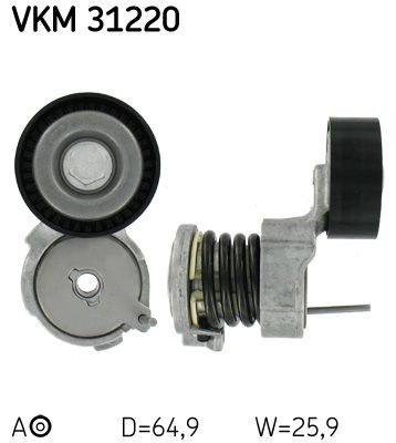 Натяжитель ремня, клиновой зубча SKF VKM31220