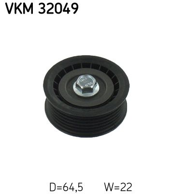 Паразитный / ведущий ролик, поликлиновой ремень SKF VKM32049