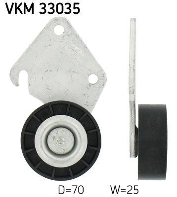 Паразитный / ведущий ролик, поликлиновой ремень SKF VKM33035